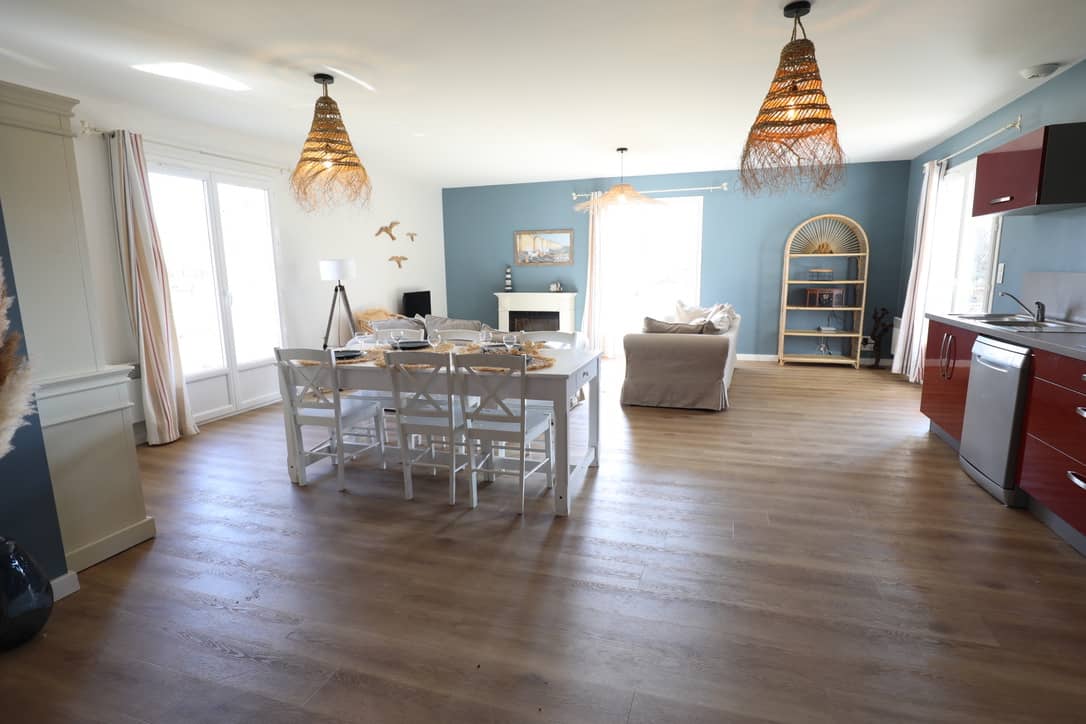 Location vacances Landes vue du salon