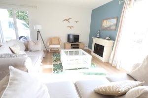 joli gîte de vacances Landes vue du salon