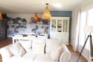 joli gîte de vacances dans les landes vue du salon