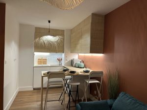 Kitchenette appartement T2 quai secret d'augustine Narbonne Centre