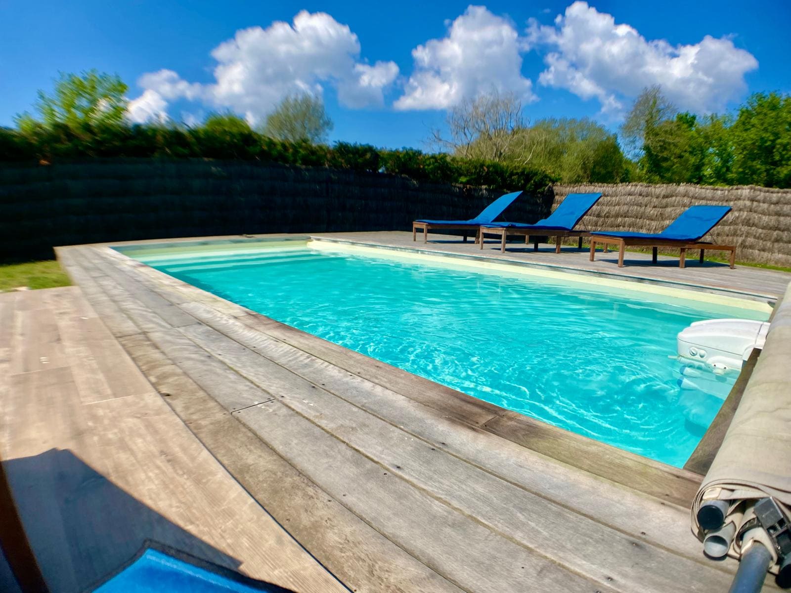 Piscine de la Villa Océane Location de vacances à Mimizan maison familiale