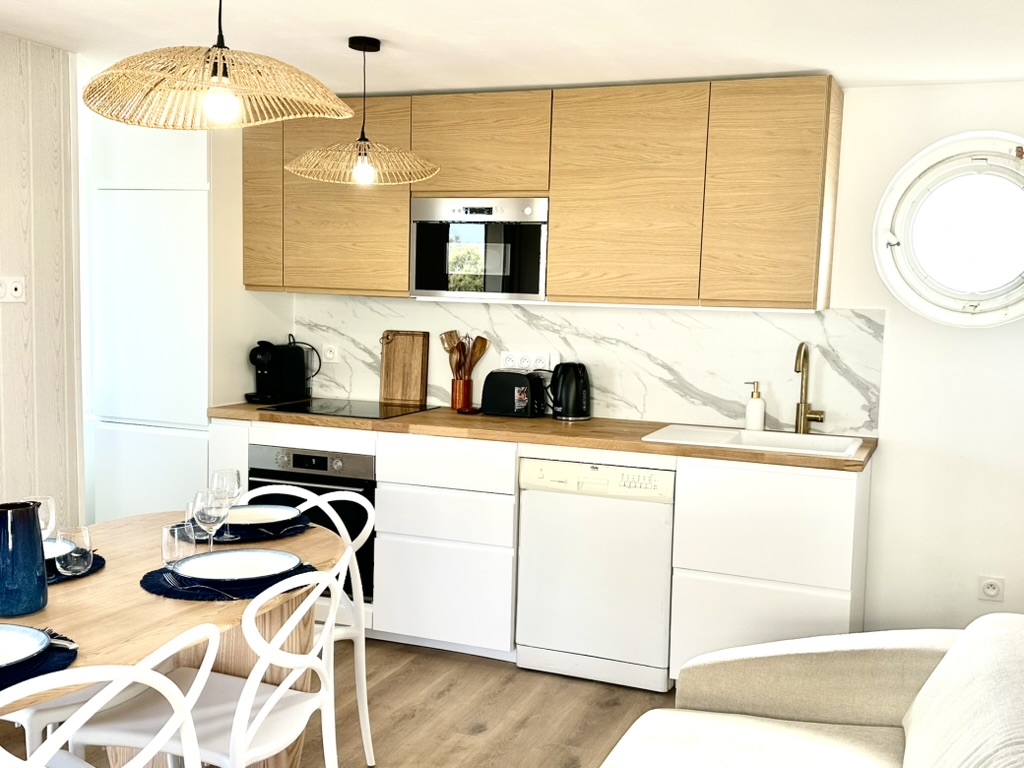 Photo cuisine chalet de vacances à Gruissan Plage