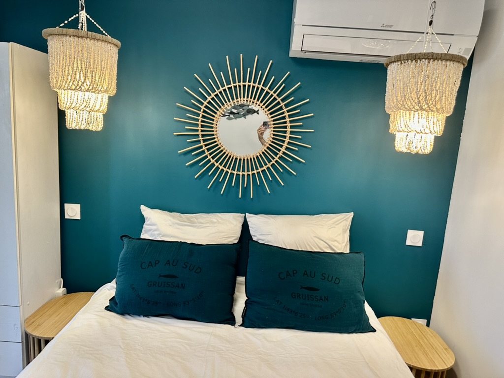 Chambre 2 chalet de vacances à Gruissan Plage